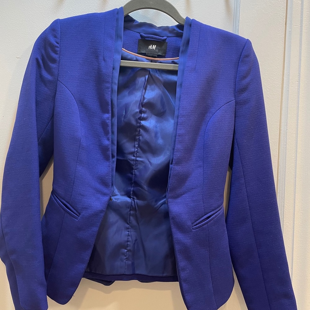 H&M Blue/Purple Blazer